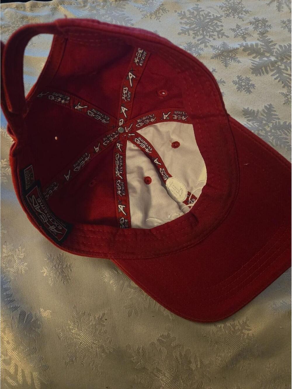 Vintage Harborside Bar Harbor Maine Red Anchor Embroidered Baseball Cap - Picture 3 of 4
